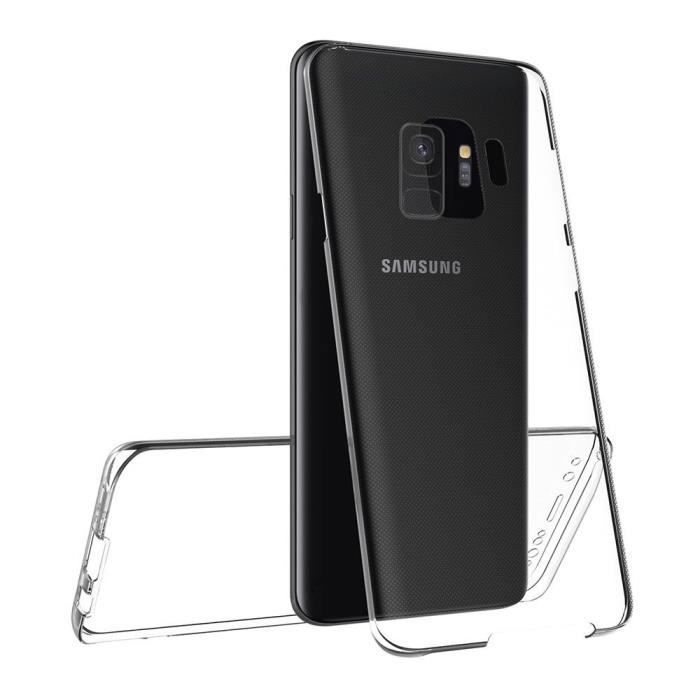 Case for Samsung Galaxy S9 PLUS - Full Body TPU Gel Cover Transparent Front Back Protection Soft Silicone Phonillico®