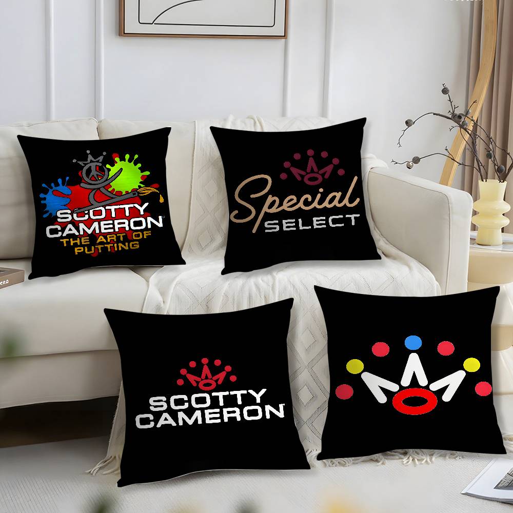 Luxury S-SCOTTY C-CAMERONS Pillow Case Short Plush Double-sided Printing Home Machine Washable In Winter Cushion Cover