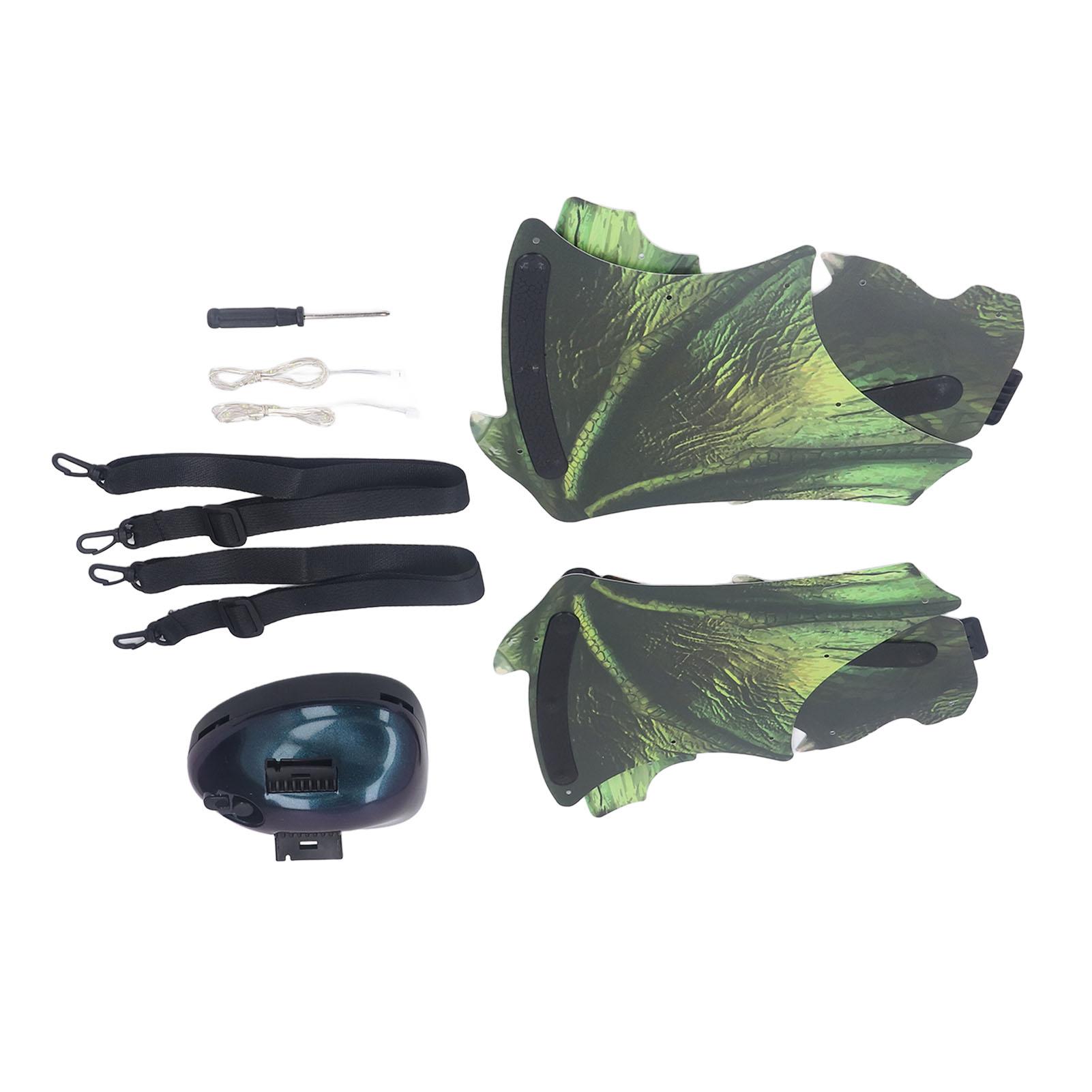 

Costume Outdoor Automatic Oscillate Electric Cosplay Luminous Dinosaur Wing with Sound Effect for Children