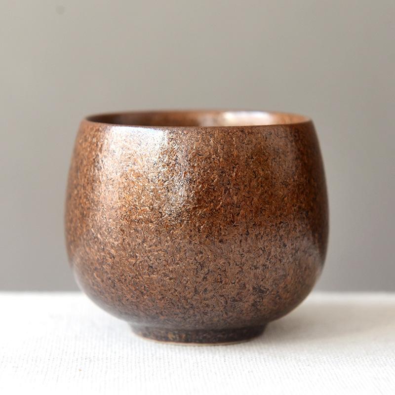 Large White Porcelain Tea Cup Gongfu Lohan Style Ceramic Cup for Single Person Home Office Tea Ceremony Drinking Gift Set