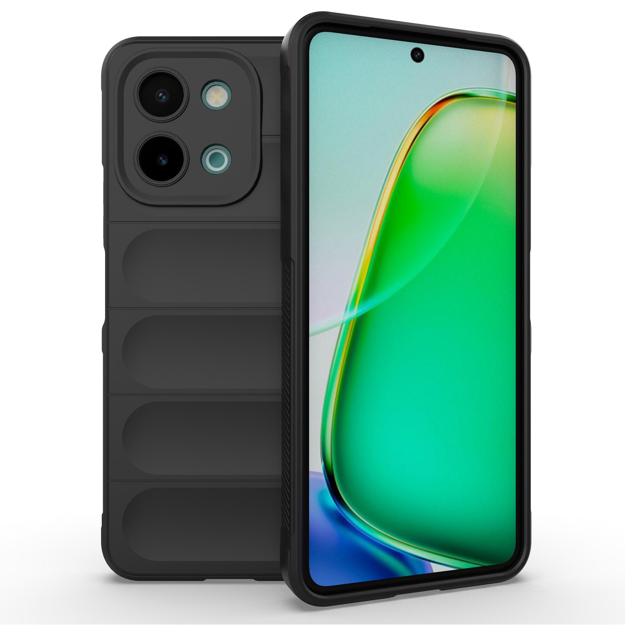 

Для vivo Y28 4G Чехол Мягкий TPU Ударопрочный Чехол для Телефона Black