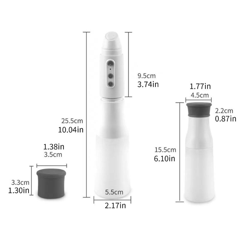 Space Efficient Manual Cleanser Featuring Flexible Water Tank And IPX7 Resistance For Outdoor Use