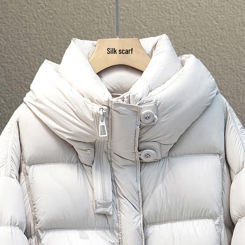 Sibaishe Women's 90% Down Hooded Puffer Jacket