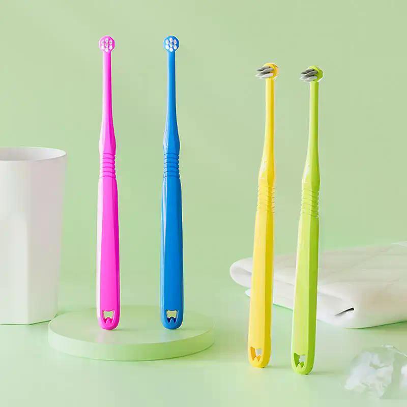 1pcs Toothbrush Single-Beam Tufted Brush End Tuft Tapered Toothbrush Single Compact Interdental Interspace Brush Cleaning Tools