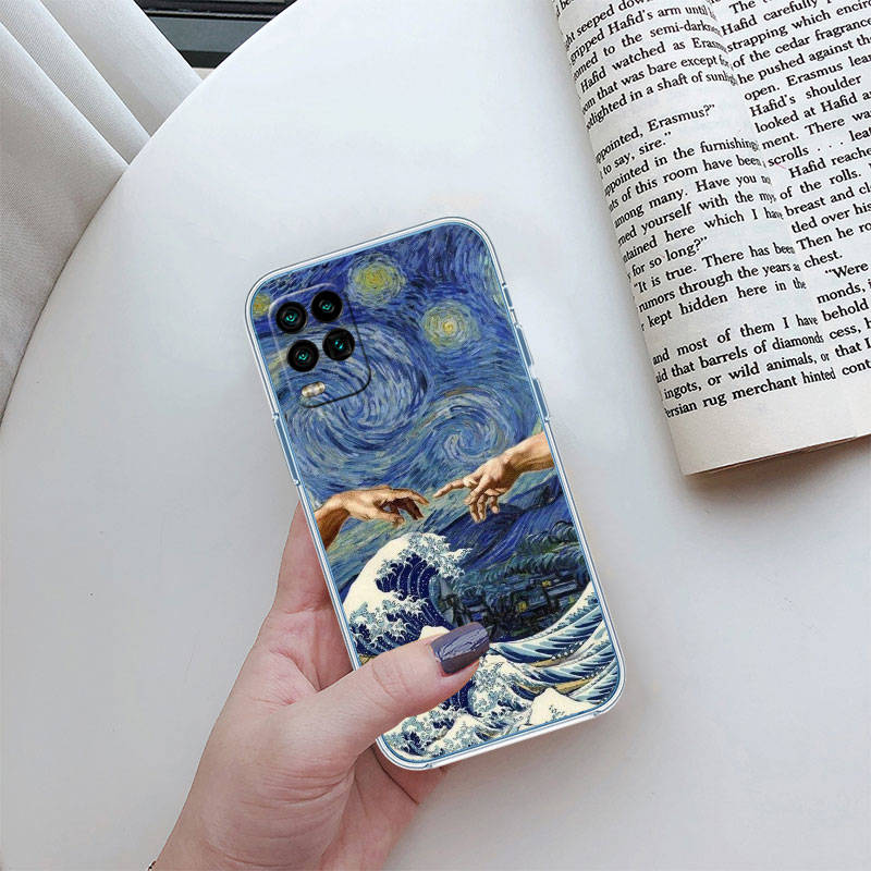 II6 Great Wave Off Kanagawa tālruņa korpuss priekš Motorola E22S E7 G6 G7 G8 G9 Plus Power Play G10 G20 G04 E30 E40 E22 E20 E13 G22 G23 G Stylus Play