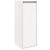 Vidaxl Wall Cabinet, White, 30X30X80 Cm, Solid Pine Wood