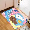 Custom Name Valentine's Day Sweet Treats Rug for Living Room, Game Rooms, Office, Bedroom, Floor Mat Playful Design, fan gifts Christmas decor