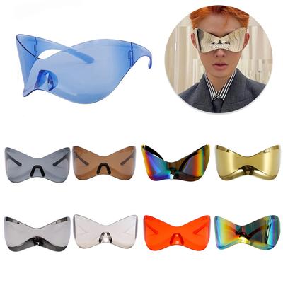 Stylish Hip Hop Sporty Sunglasses Photo Props Oversized Shades Trendsetters Hip Hop Sunglasses Hipsters Costume