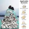1pc 101 Dalmatians Printing Blanket - Soft, All-Season Throw for Office Blanket, Car, Travel