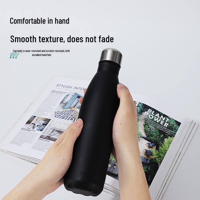 Cross-border 304 Stainless Steel Insulated Water Bottle - Large Capacity Outdoor Sports & Car Cup