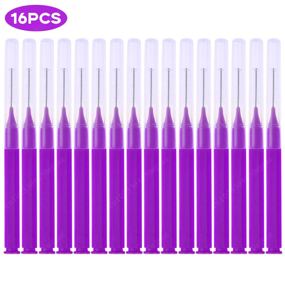 8-40pcs Oral Interdental Brushes Dental Toothpicks Brush Between Teeth Dental Cleaning Toothpicks Oral Cleaning Hygiene Tool