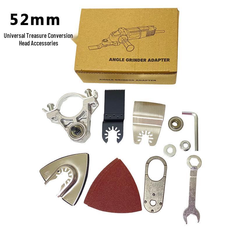 Multi-Tool Electric Hand Grinder Conversion Kit for Cutting, Shovel, and Woodworking