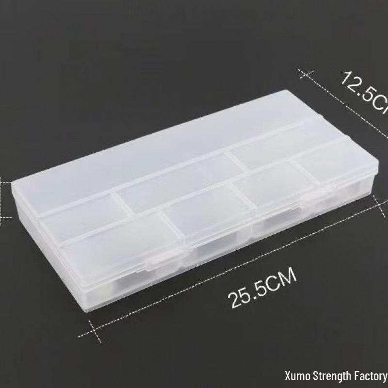 Transparent Makeup Storage Box for Cosmetics, Hair Clips, Hairpins, Rubber Bands, and Hair Ties