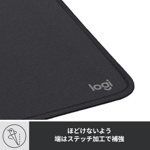 Logitech MP10GR Mauspad Wasserabweisendes Mauspad Klein Rutschfest MP10 Graphit