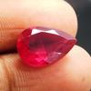 Natural Red Ruby Loose Gemstone 5.00 ct Pear Shape for Jewelry Making and Gem Collections