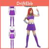 Vibrant Teen Titans Starfire Cosplay Costume Wig For Adults Perfect For Halloween Masquerade And Comic Con