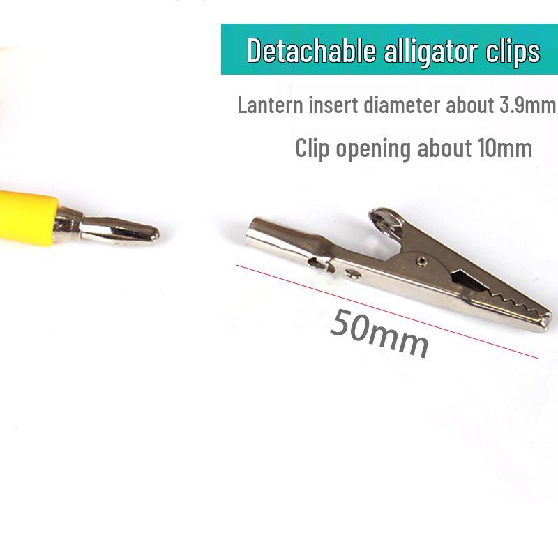 

PVC Black Anti-Static Grounding Wire with Alligator Clips for Static Electricity Testing