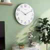 Silent Movement Wooden Wall Clock Round Shape Silent Wall Clock Hanging Wall Clock  Living Room