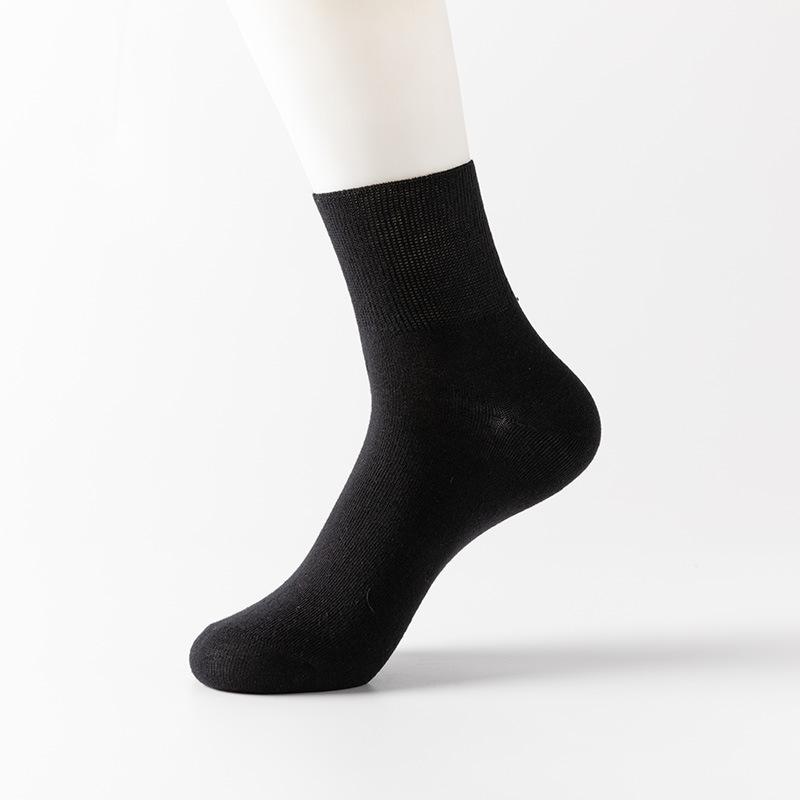 

1/5 пар женских носков до середины икры, удобные и эластичные носки для осени и зимы 5 Pairs чёрный