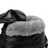 Wasserdichte Stiefeletten zum Schnüren Damen Winter Schneestiefel Damenschuhe Dickes Plüsch PU-Leder Winter Damen Motorradstiefel