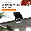 Solar Security Light Outdoor Motion Sensor Clip, Super Bright Garden,IP65 Waterproof Outside Camping Lights