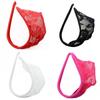 Cherry Temptation Men's Lace C-String Thong - Invisible Erotic Underwear