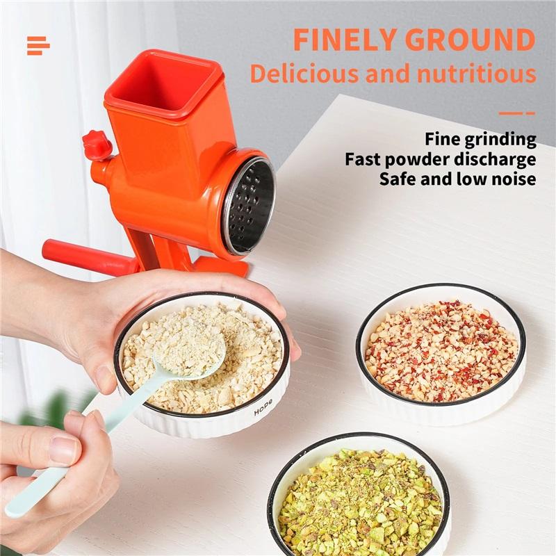 Manual Nut Grinder Multifunctional Kitchen Utensil Grinding Device Dry Fruit Crusher Peanut Butter Nut Sesame Walnut Chopper