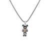 2023 Rainbow Bear Necklace: Trendy Unisex Hip Hop Sweater Chain, Personalized and Versatile for Students and Couples