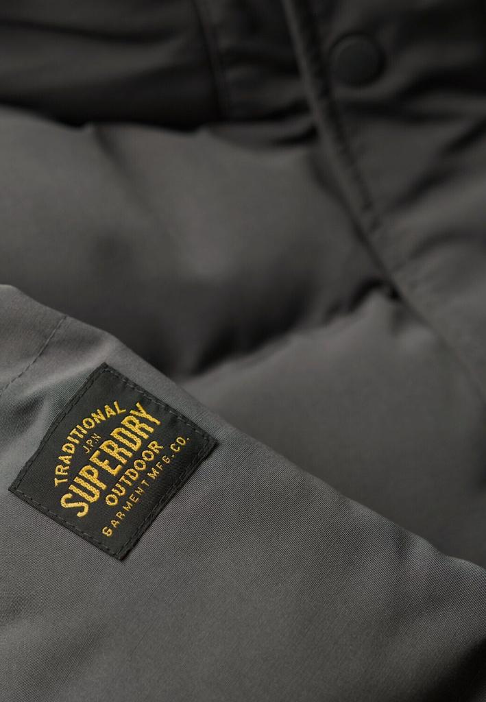 Superdry Everest Short Puffer Jacket (M5011743A) Charcoal