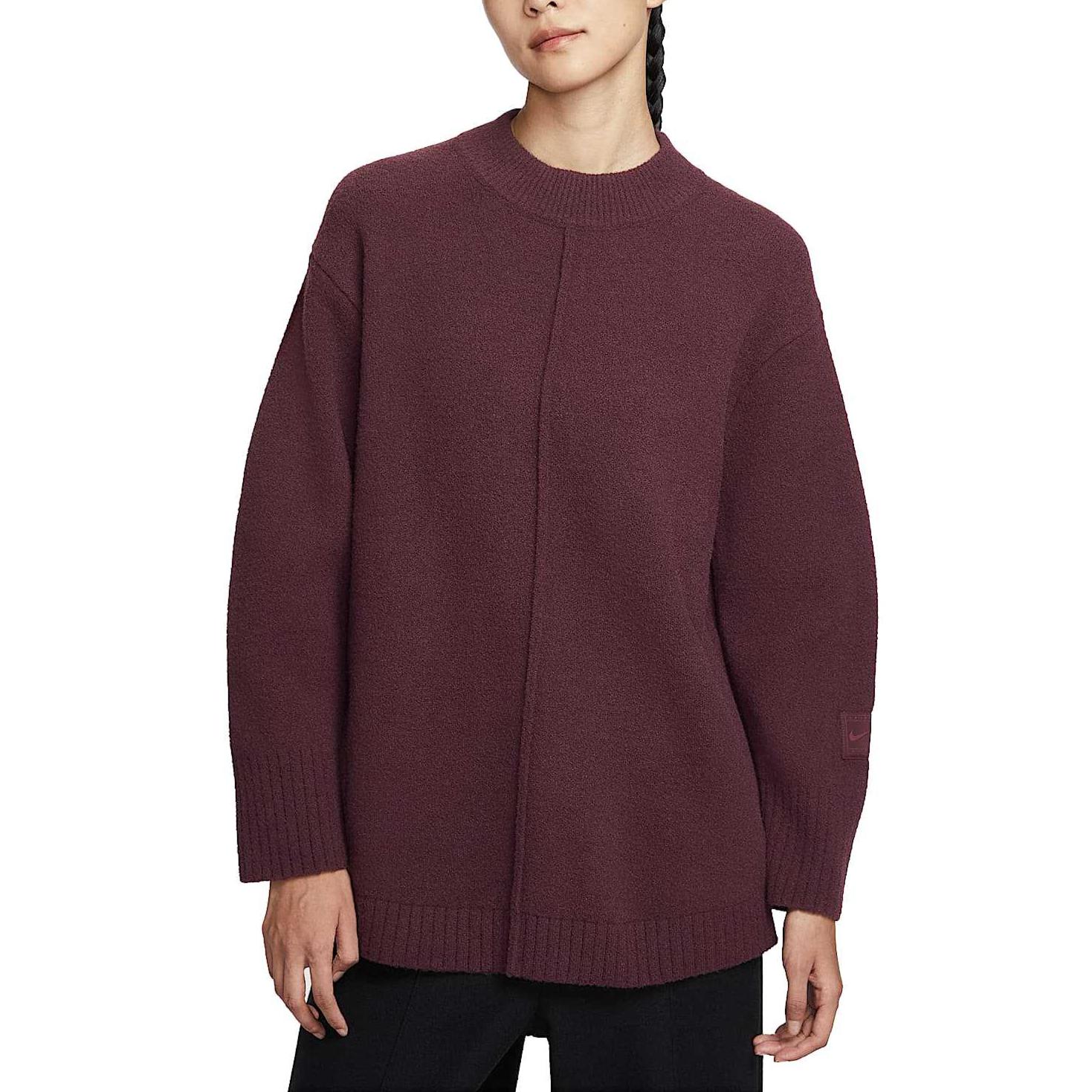 

Nike Спортивная одежда Простой Удобный Приятный к коже Однотонный Свитер с длинным рукавом Женский свитер HV2081652 XS