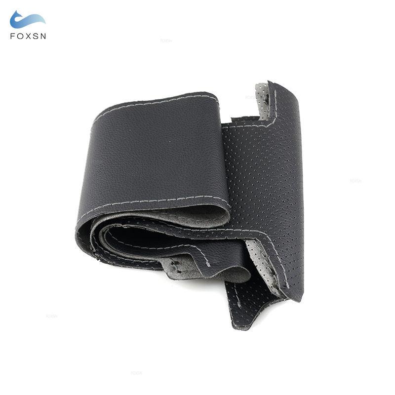 Car Accessories Steering Wheel Cover Leather Trim For Mini R56 R57 Hatchback Clubman Clubvan Convertible Coupe Roadster 3-Spoke