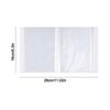 Waterproof A6 Information Booklet With 40 Pockets Large Capacity Clear Photo Storage Album Transparent