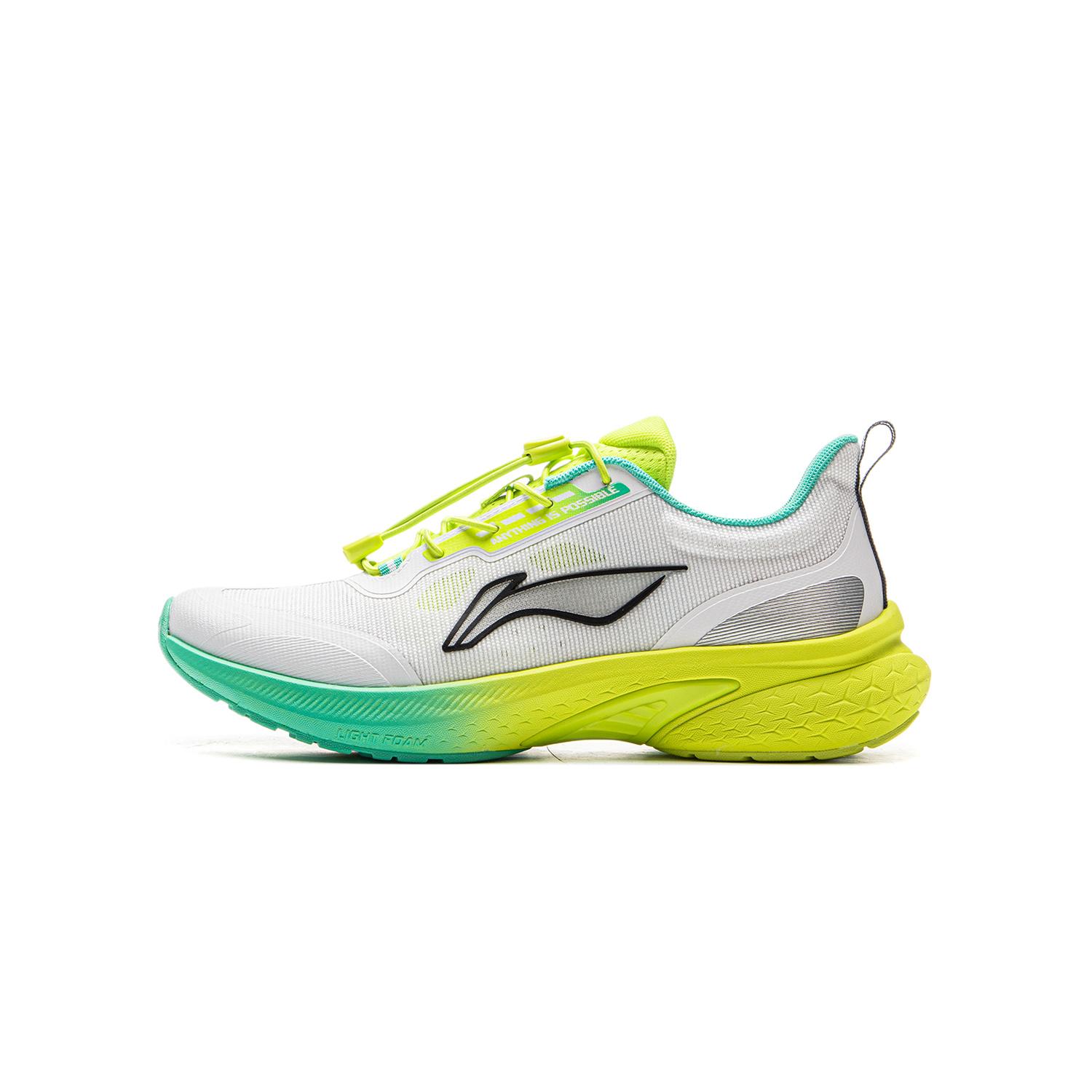 

Li Ning Детские беговые кроссовки Cruise 2 V2 Стабильные Удобные Дышащие Низкие Мужские кроссовки Стандартные-Белые YKFV050-1 40⅓