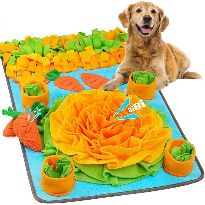 Interactive Snuffle Mat Dogs Cats - Non-Slip Feeding Pad With Crinkle Toys Washable Fleece Puzzle Toy Mental