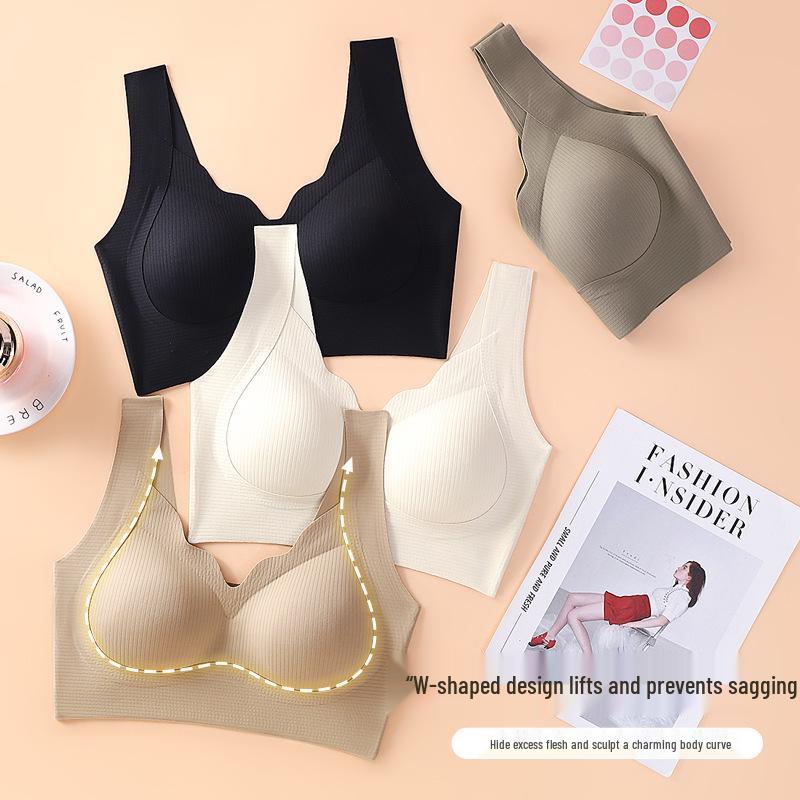 Wireless Seamless Lift Bra: Minimizes, Lifts, Anti-Sagging, Comfortable, Beautiful Back Design.