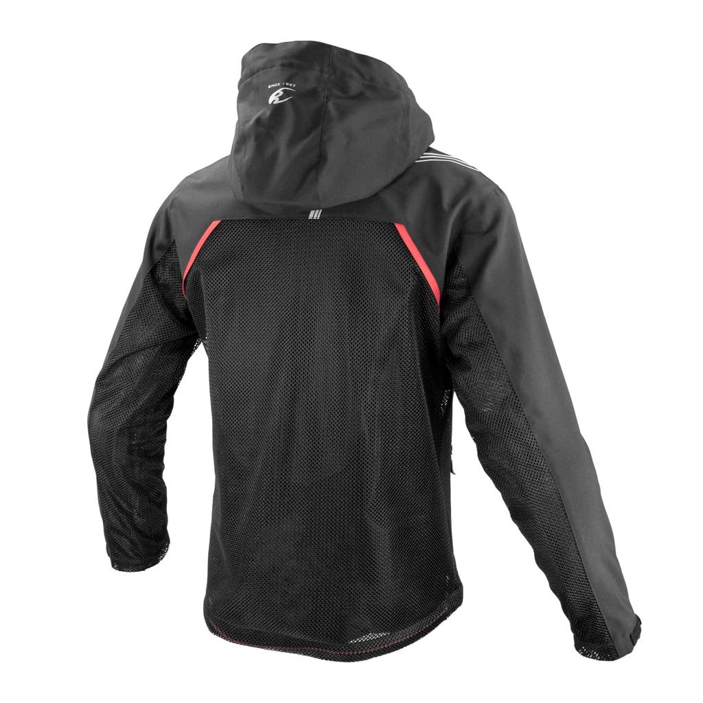 KOMINE 2025 Model Enigma Light Half Mesh Parka for CE Certified Protective Size L JK-179 Motorcycles, Spring/Summer, Mesh, Black,