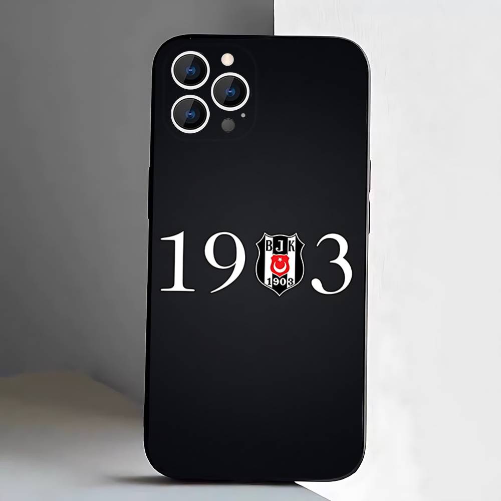 Fashion Besiktas BJK Phone Case For iPhone 17,16,15,14,13,12,Pro,Max,Plus,E,SE4,Air,Mini Black Soft Box