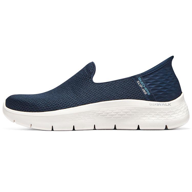Skechers Slip-Ons Comfortable Walking Shoes Women sneakers Blue White 124963-NVY 35