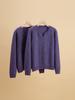 2026 Mulberry Silk Wool Cashmere & Merino Wool Brushed Sweater Cardigan