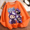 Children's Round-neck Hoodies, Cute Long-sleeved Hoodies for Boys and Girls In Spring and Autumn