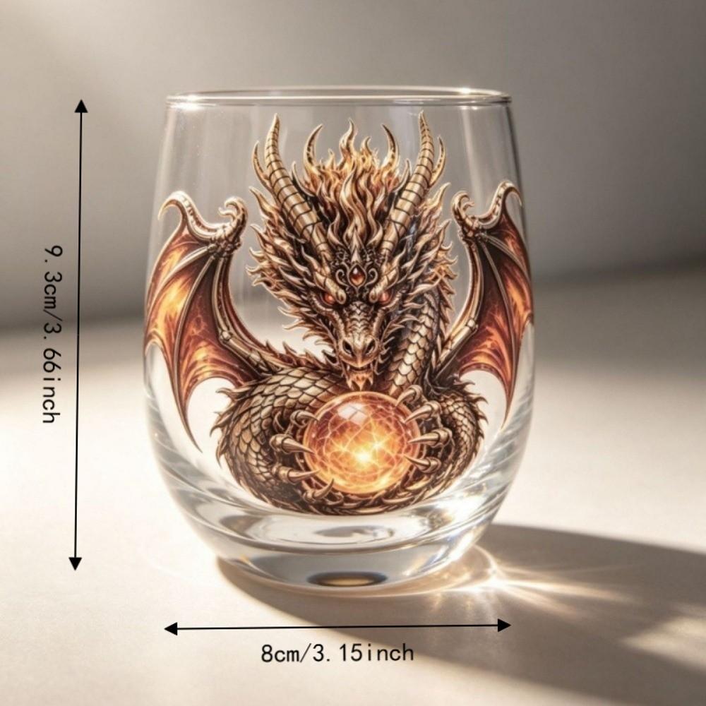 Gruseliger 2D-Druck Halloween Glasdrache Hexe Halloween Kunst Tasse Kürbis Dunkler Stil Kaffeetasse Halloween Party