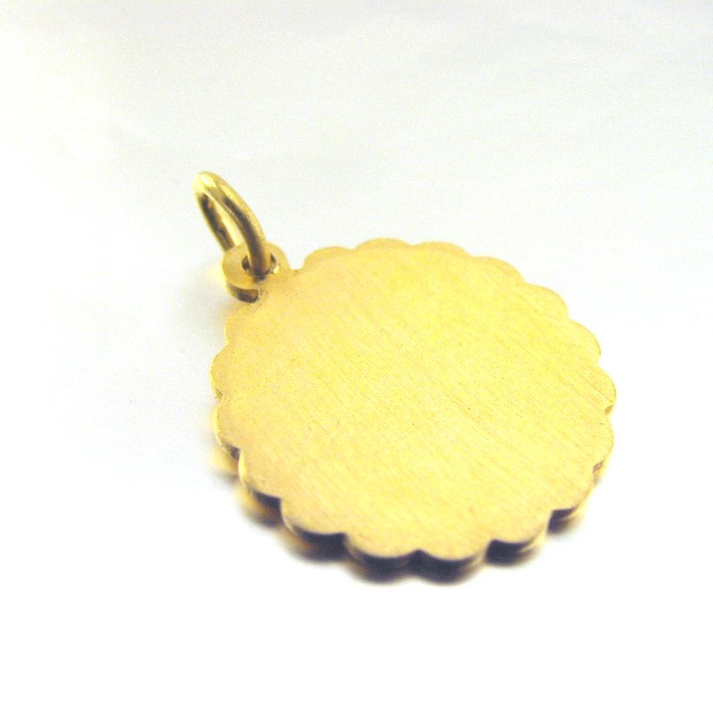 Les Trésors De Lily [D9537] - Virgin 'Innocence' Gold Plated Medal