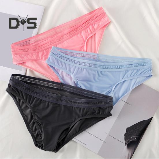 Herren-Slips, mittelhoher Schnitt, hohe Elastizität, enge Passform, atmungsaktives Höschen, einfarbig, Netznähte, sexy Unterwäsche für den Alltag