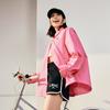 Li Ning Sports Fashion Series Solid Color Casual Long Sleeve Shirt Women shirts Morning-Light-Pink ASHU460-2