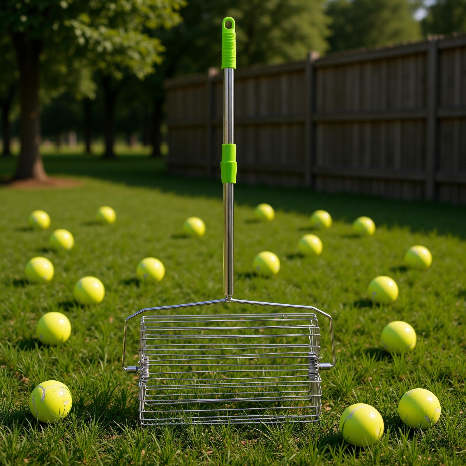 

Tennis Collector Roller Quick Rolling Picker Stainless Steel Multifunction Fruit Collector Garden Tool