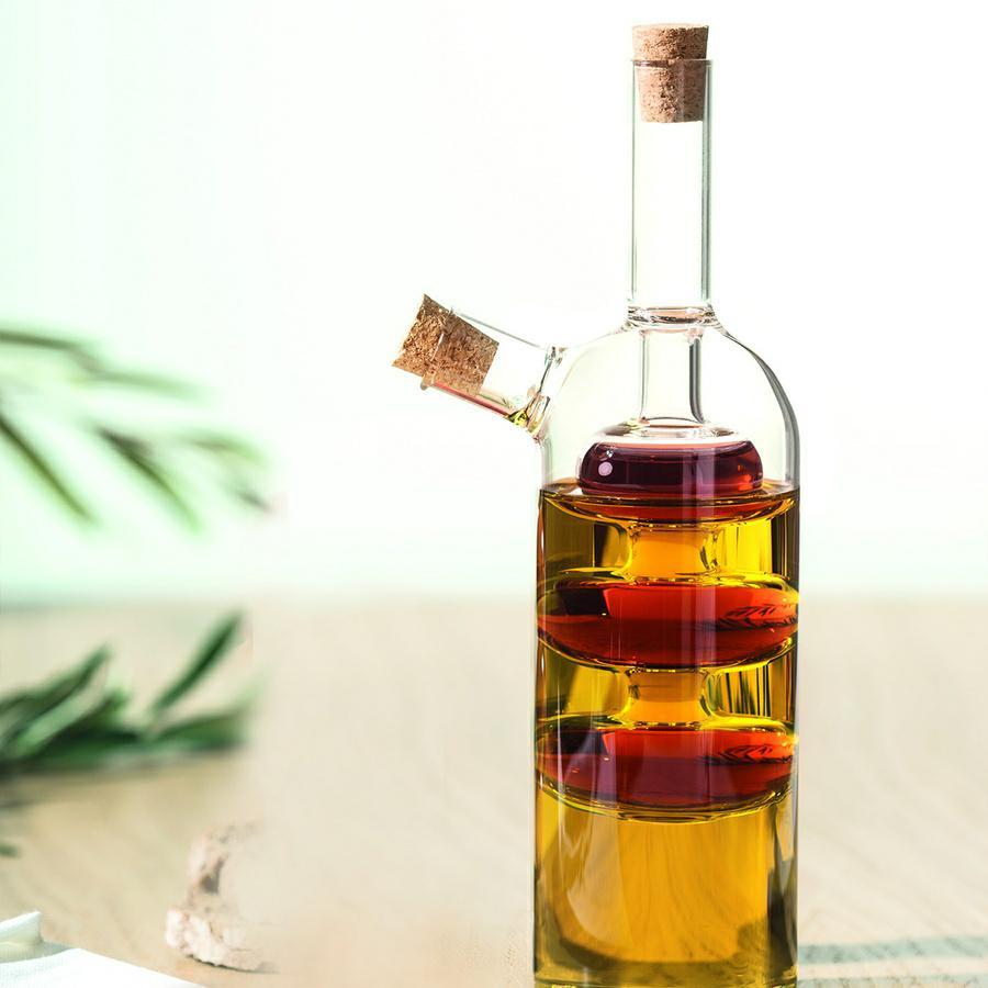 2-In-1 Design Oil/Vinegar Bottle