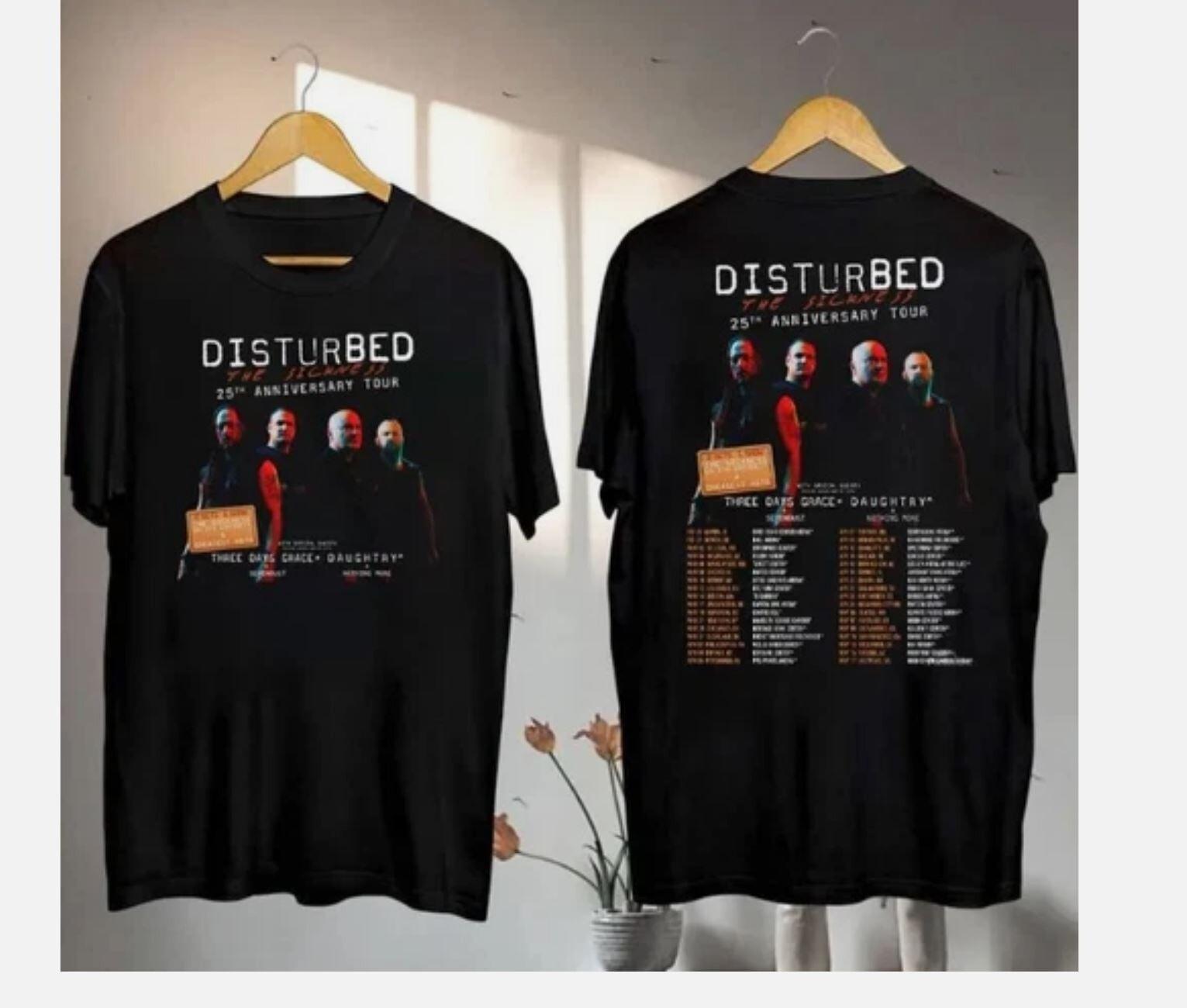 Disturbed The Sickness 25th Anniversary Tour 2026 Shirt, The Sickness 2026 XXXL