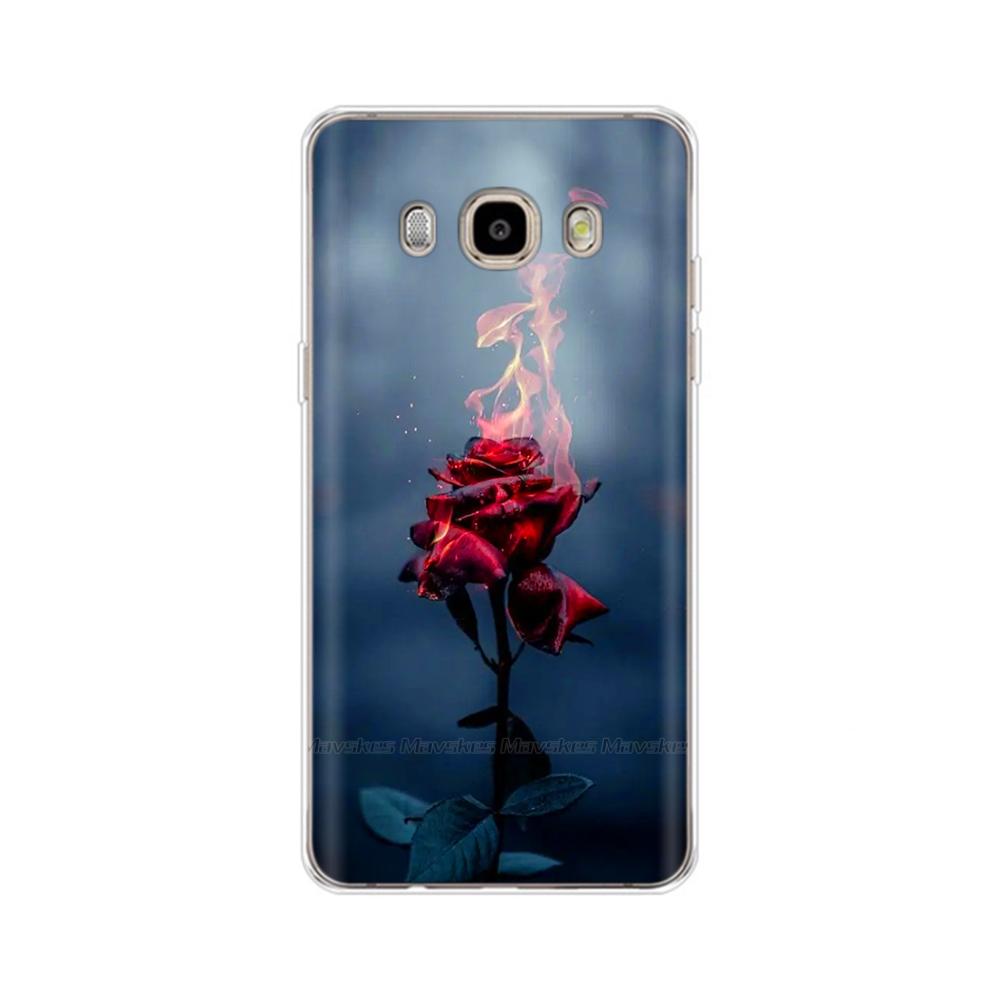 For Samsung Galaxy J5 2016 Case J510 J510F/ds J510FN Cover Fashion Daisy Soft Protective Covers For Samsung J5 2016 Fundas Coque