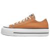 Chuck Taylor All Star Lift Platform Casual Comfortable Low Top Canvas Shoes Women Sneaker Orange A11540C