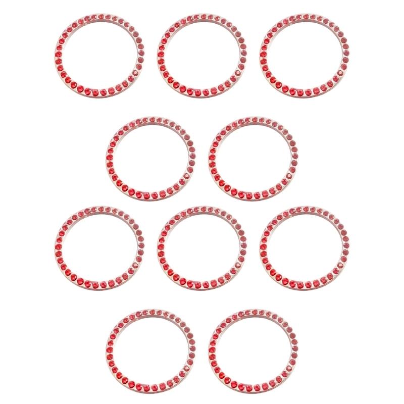 Sparkling Automotive Ignitions Switches Decors Elastic Clip On Designs Decorative Suitable for Most Vehicles